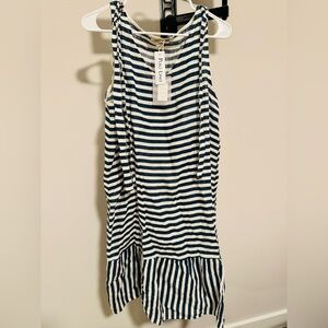 Navy and White Striped Dress by Polo Ralph Lauren